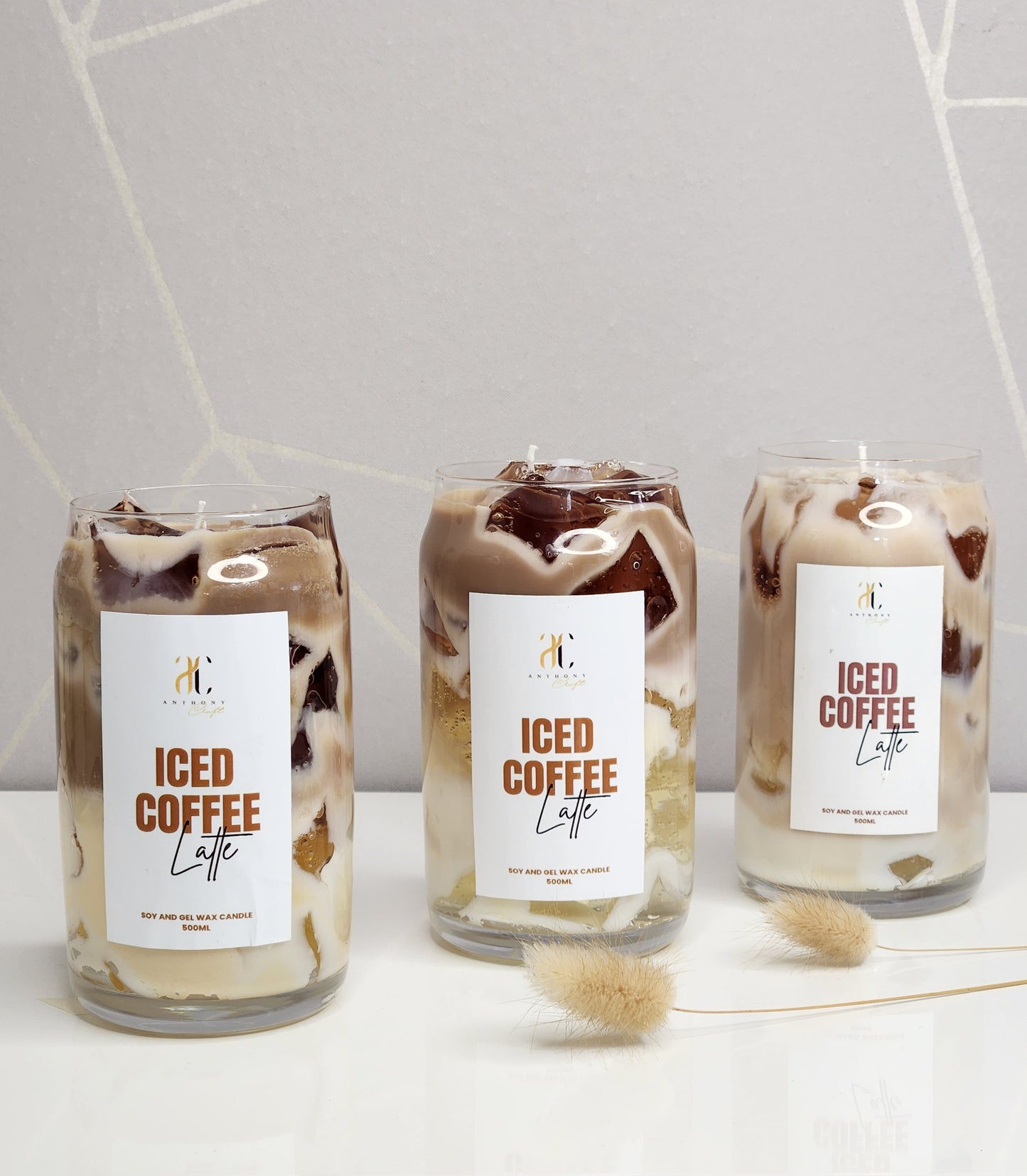 Iced Coffee Latte Candle